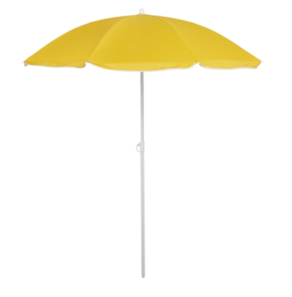Зонт пляжный "Классика" сер. покрытие d=160, h=170 микс